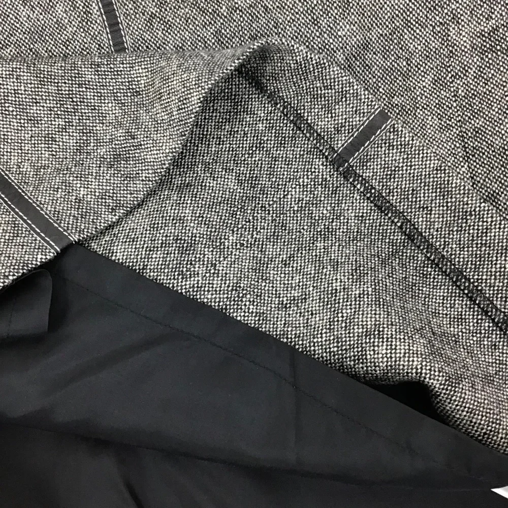 Michael Kors Black Tweed Pencil Skirt l 4